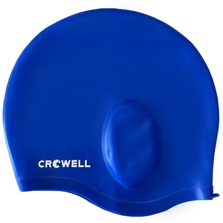 Unisex plaukimo kepuraitė su ausų kišenėlėmis Crowell Bora, mėlyna