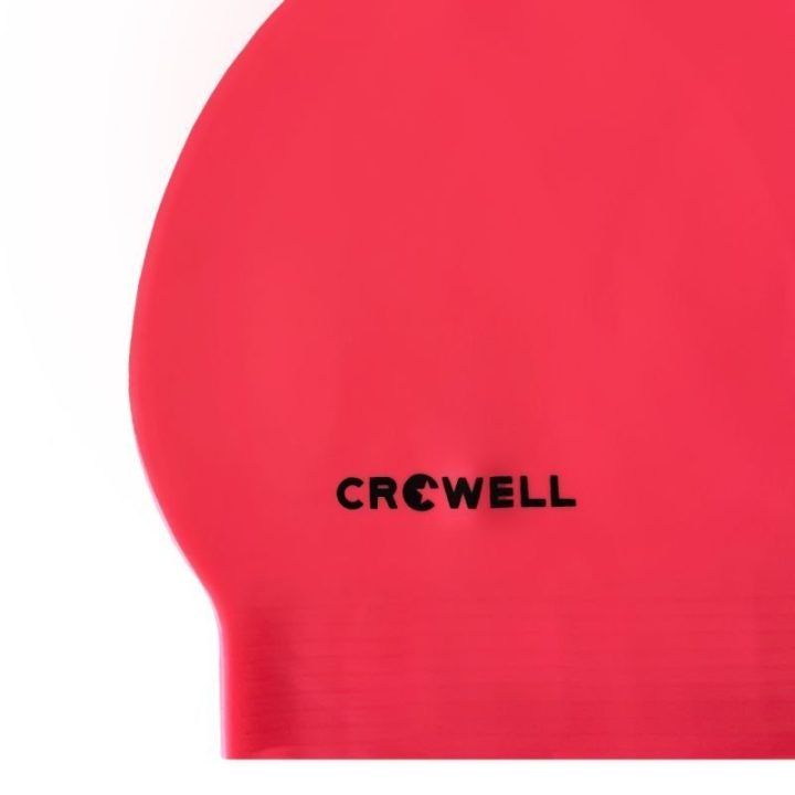 Moteriška plaukimo kepuraitė su ausų kišenėmis Crowell Bora, rožinė