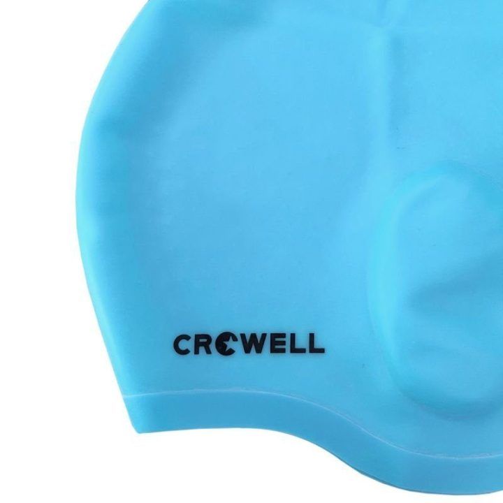 Silikoninė plaukimo kepuraitė Crowell Recycling Pearl, geltona