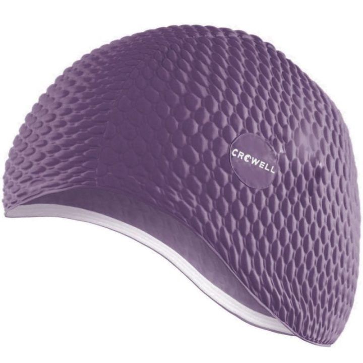 Burbulinė plaukimo kepuraitė Crowell Java, violetinė