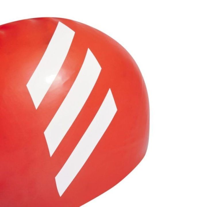 Vaikiška silikoninė plaukimo kepuraitė adidas 3-Stripes, oranžinė