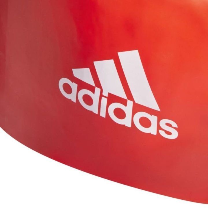 Vaikiška silikoninė plaukimo kepuraitė adidas 3-Stripes, oranžinė