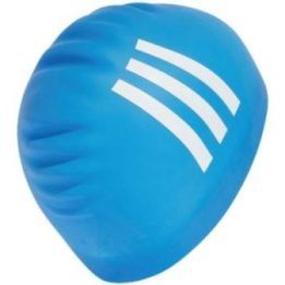 Silikoninė plaukimo kepuraitė adidas 3-Stripes, mėlyna