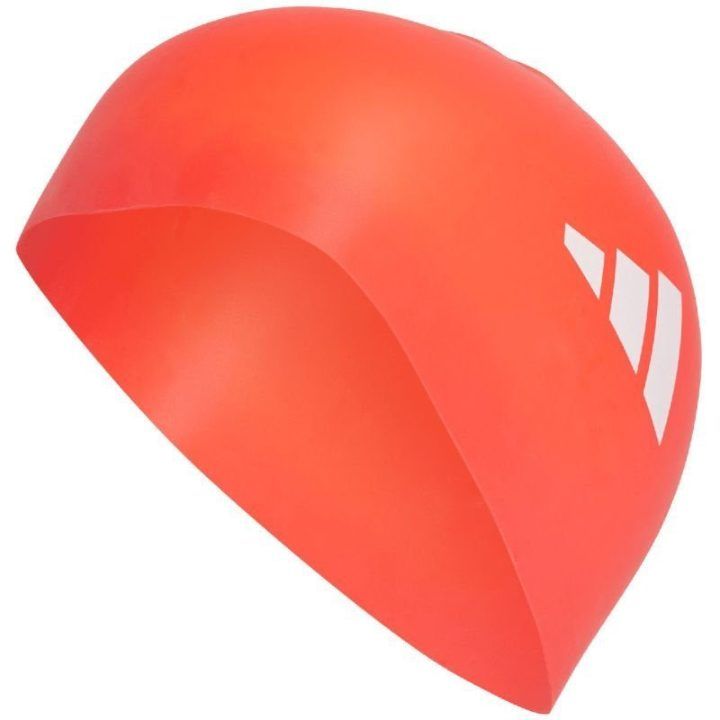 Plaukimo kepuraitė adidas 3-Stripes, oranžinė
