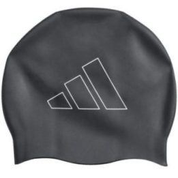Uniseks plaukimo kepuraitė adidas Logo Swim, juoda