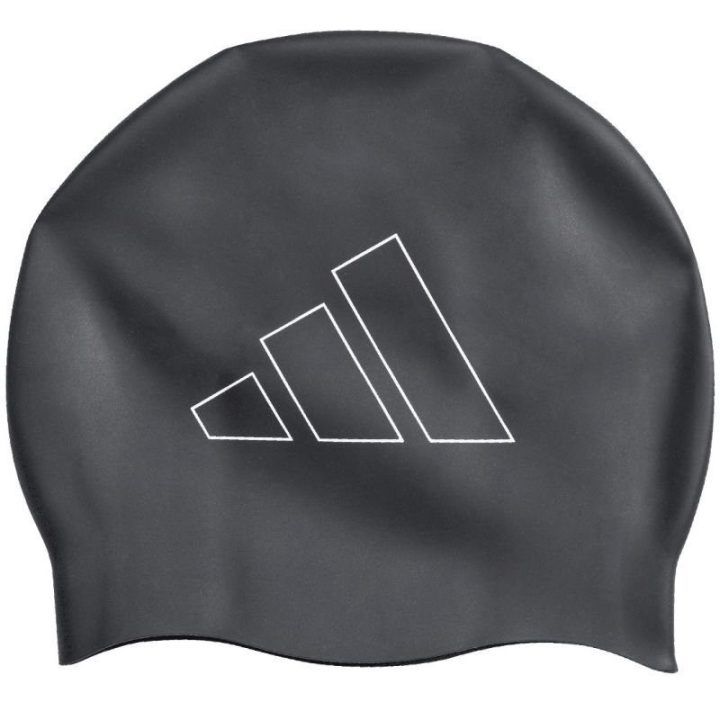 Uniseks plaukimo kepuraitė adidas Logo Swim, juoda