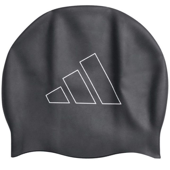 Uniseks plaukimo kepuraitė adidas Logo Swim, juoda