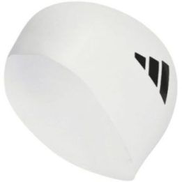 Plaukimo kepuraitė adidas 3-Stripes, balta