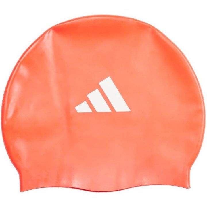 Vaikiška plaukimo kepuraitė adidas 3-Stripes, oranžinė