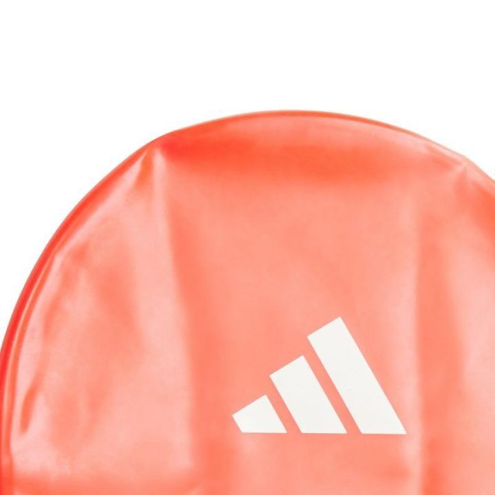 Vaikiška plaukimo kepuraitė adidas 3-Stripes, oranžinė