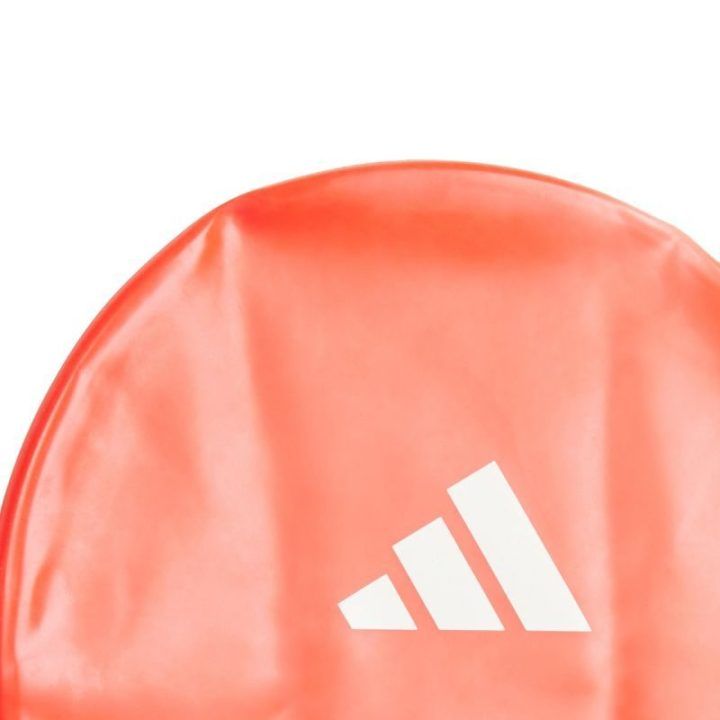 Vaikiška plaukimo kepuraitė adidas 3-Stripes, oranžinė