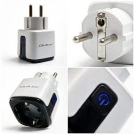 Išmanusis Wi‑Fi lizdas su laikmačiu ir energijos matuokliu Tuya