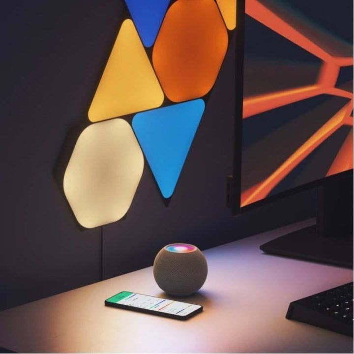 Išmaniųjų apšvietimo panelių rinkinys Nanoleaf NL42-0101HX-3PK, 3 vnt