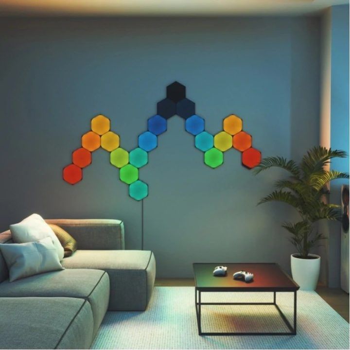 Išmaniųjų apšvietimo panelių rinkinys Nanoleaf NL42-0101HX-3PK, 3 vnt