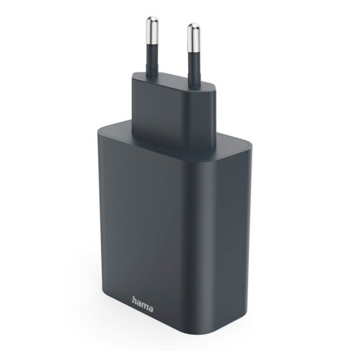 PD sieninis įkroviklis su USB-C ir USB-A Hama ECOSENTIAL, 65 W