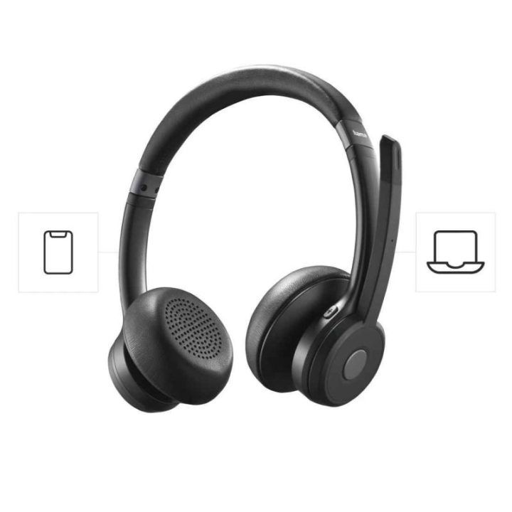 Bluetooth ausinės su mikrofonu Hama BT700, juodos