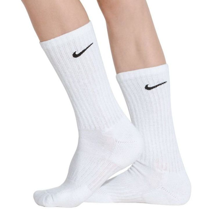 Vaikiškos kojinės Nike Everyday Cush Crew, 6 poros, baltos