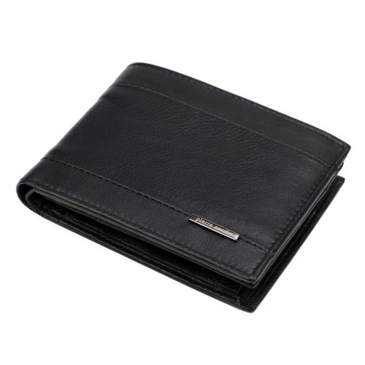 Vyriška natūralios odos piniginė Pierre Cardin TILAK83 8806, juoda