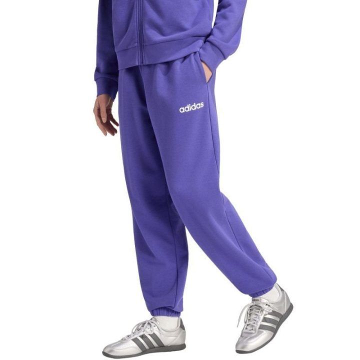 Moteriškos kelnės su rankogaliais adidas Essentials, violetinės