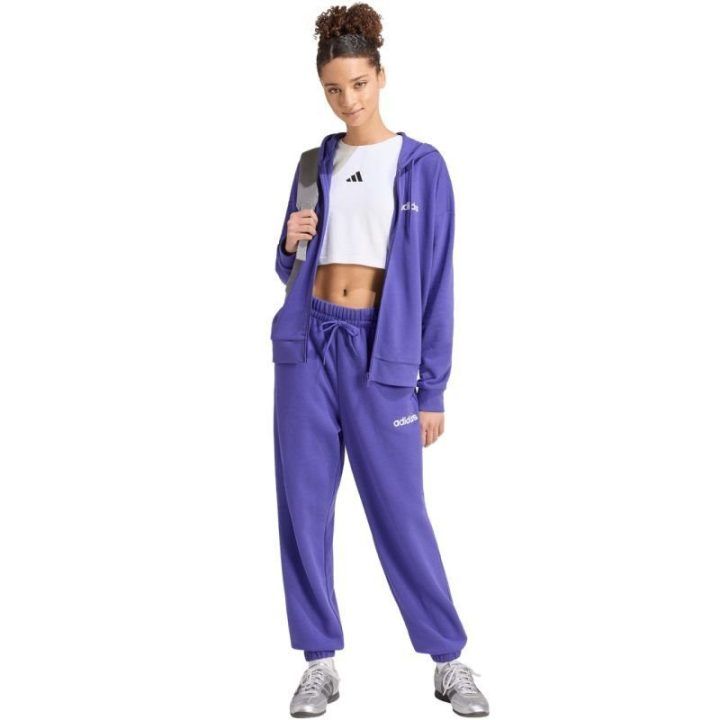 Moteriškos kelnės su rankogaliais adidas Essentials, violetinės