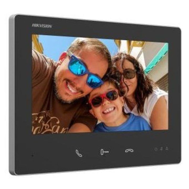 Vaizdo telefonspynė Hikvision DS-KH7300EY-WTE2, 7 colių, juoda