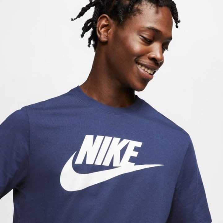 Vyriški marškinėliai Nike Sportswear, tamsiai mėlyni