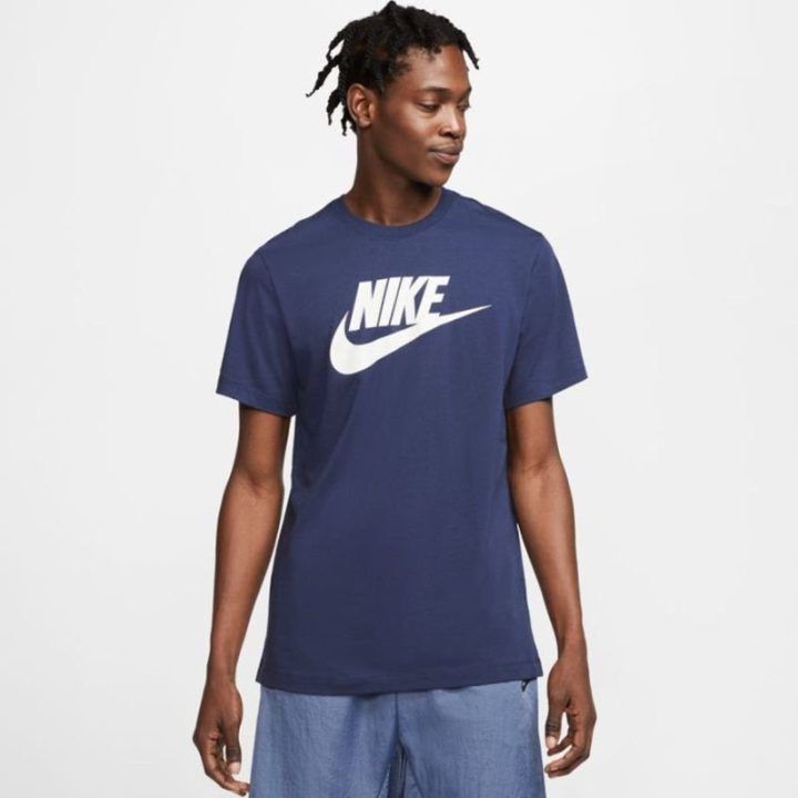 Vyriški marškinėliai Nike Sportswear, tamsiai mėlyni