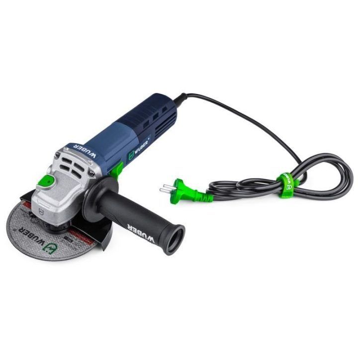 Kampinis šlifuoklis Wuber, 850 W, 125 mm, 10 diskų