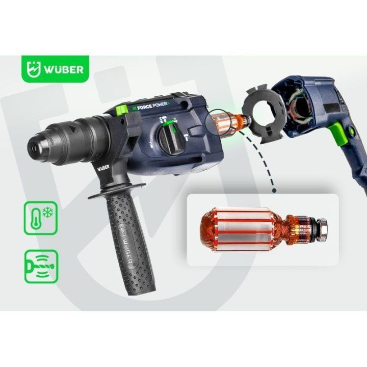 Perforatorius su smūgio funkcija Wuber, 2500 W, 4 J