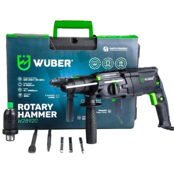 Perforatorius su smūgio funkcija Wuber, 2500 W, 4 J