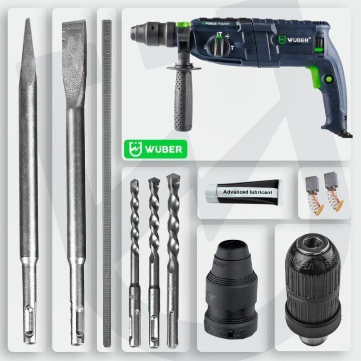 Perforatorius su smūgio funkcija Wuber, 2500 W, 4 J