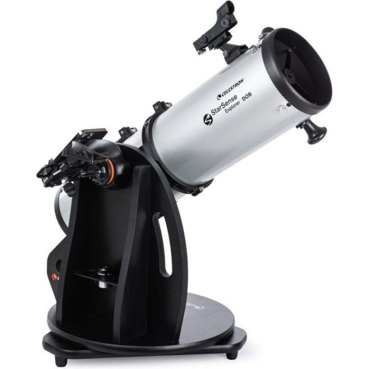 Reflektorinis teleskopas Celestron StarSense Explorer, juodas ir sidabrinis