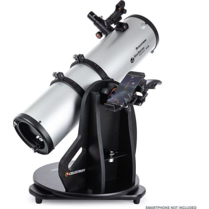 Reflektorinis teleskopas Celestron StarSense Explorer, juodas ir sidabrinis