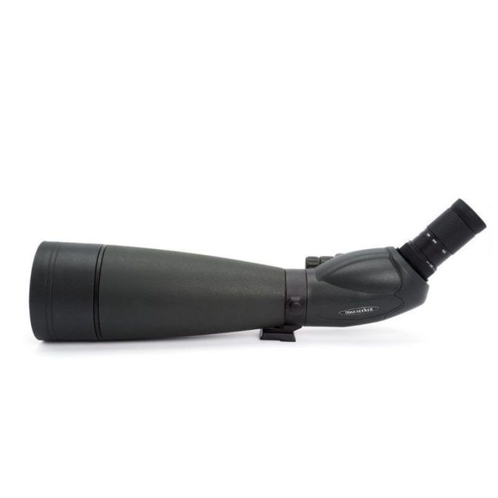 Luneta Celestron TrailSeeker 100 mm, 45°, 67×, juoda