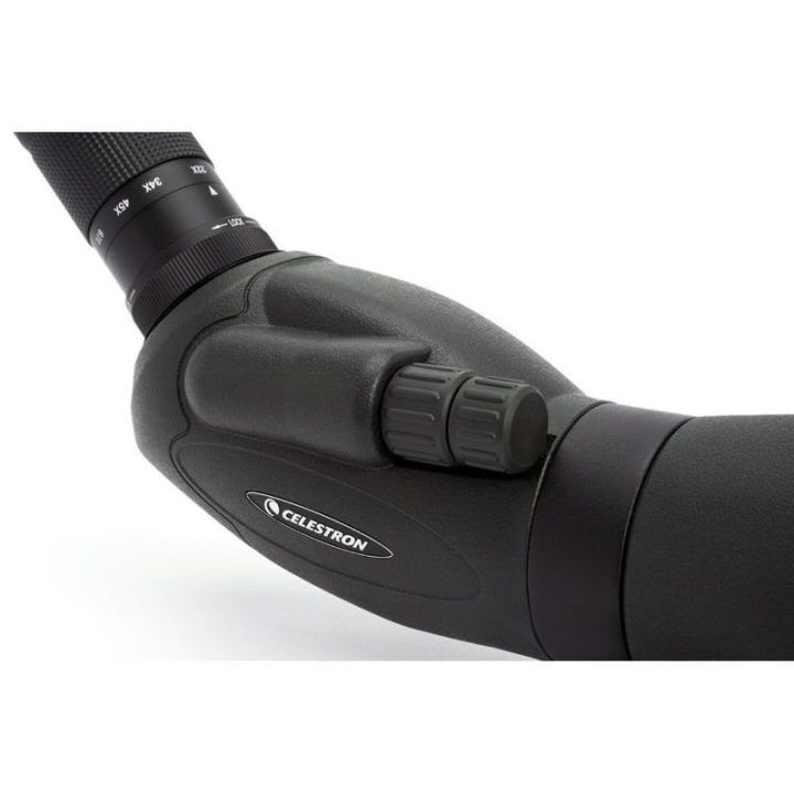 Luneta Celestron TrailSeeker 100 mm, 45°, 67×, juoda