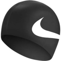 Uniseks plaukimo kepuraitė Nike Big Swoosh, juoda
