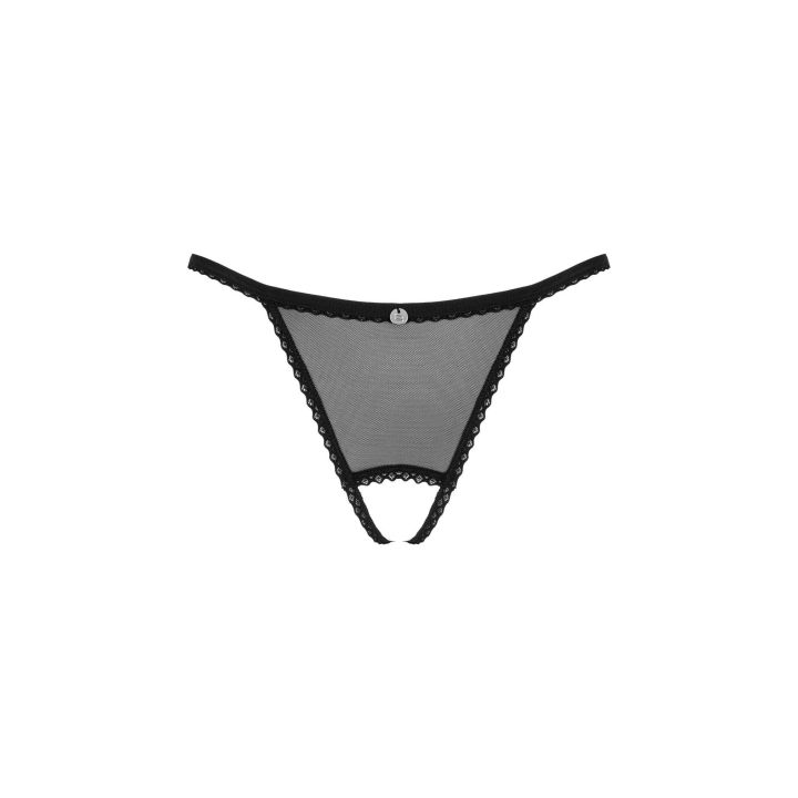 Stringai Celia Noir atverti