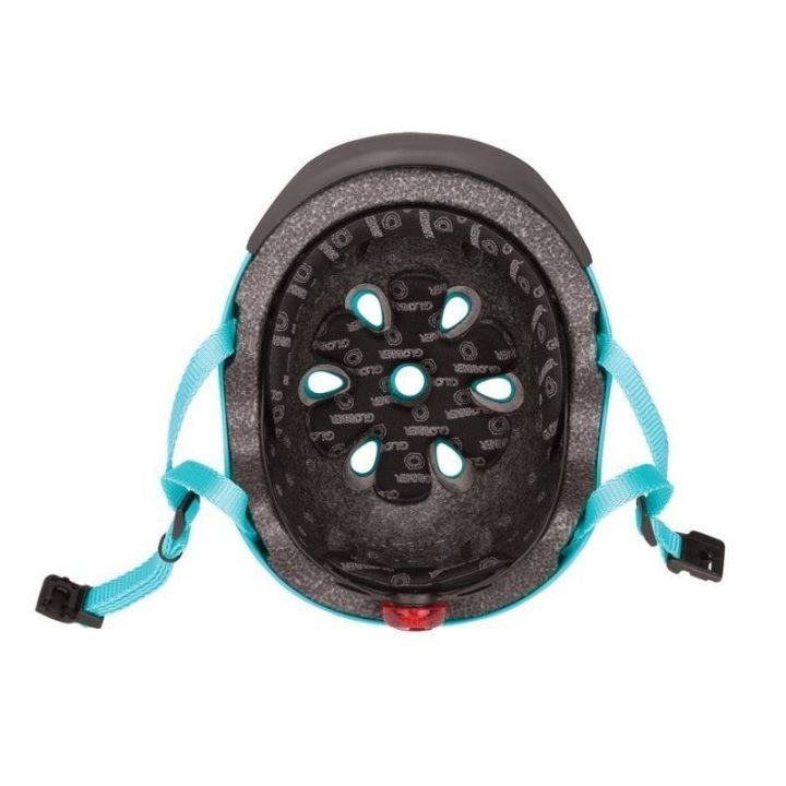 Vaikiškas dviračio šalmas Globber Elite Lights, XS/S, mėlynas