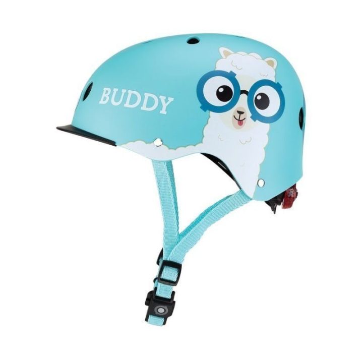 Vaikiškas dviračio šalmas Globber Elite Lights, XS/S, mėlynas