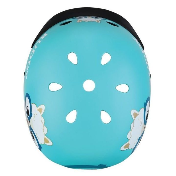 Vaikiškas dviračio šalmas Globber Elite Lights, XS/S, mėlynas