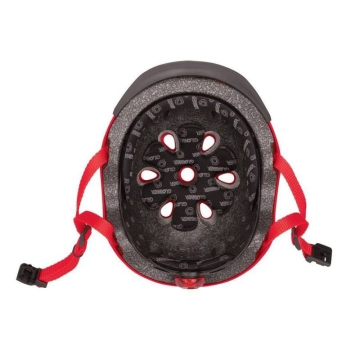 Vaikiškas dviračio šalmas Globber Elite Lights, XS/S, raudonas
