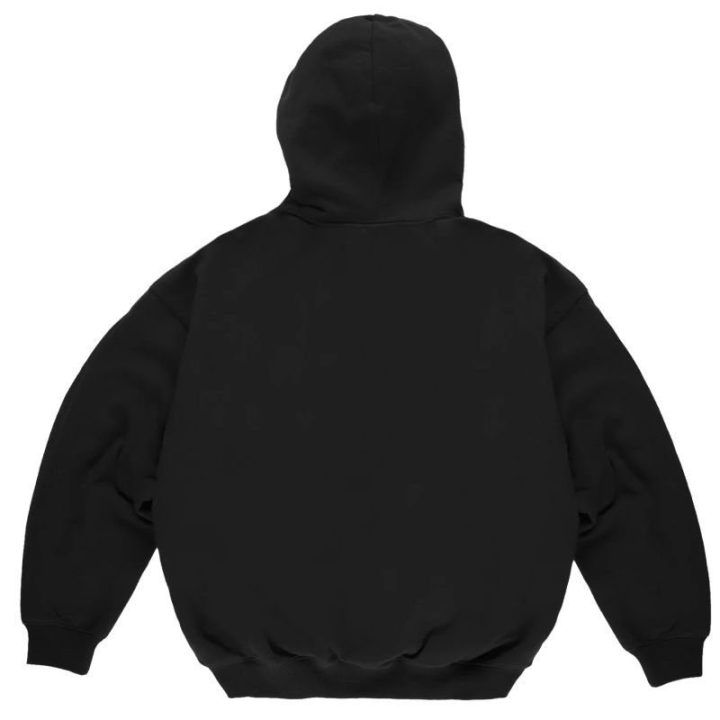 Džemperis su gobtuvu Prosto Crack Box Logo, juodas