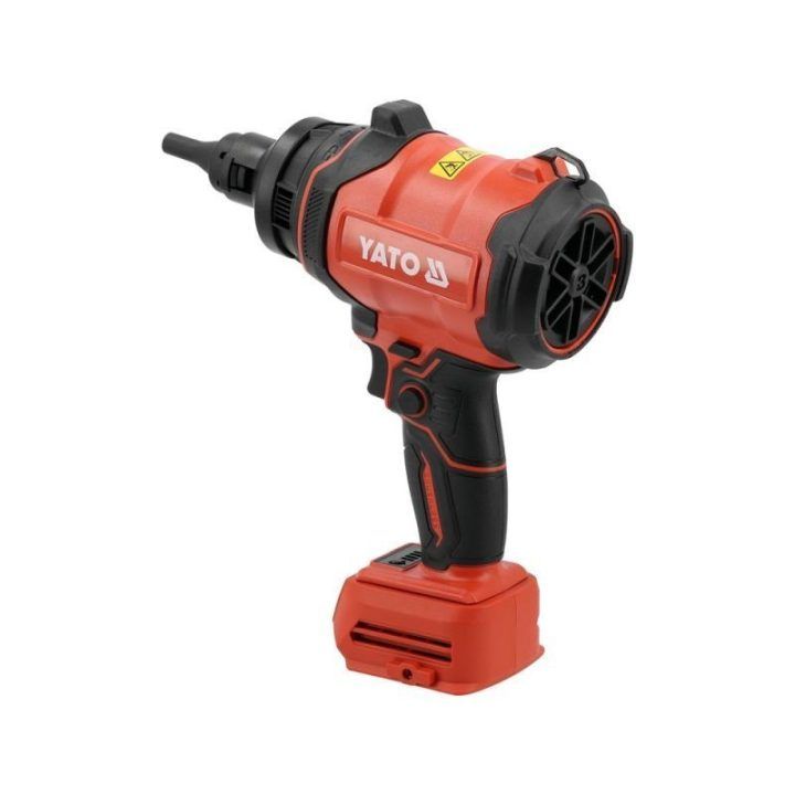 Pūstuvas-siurblys 18 V Yato YT-829385, juodas ir raudonas