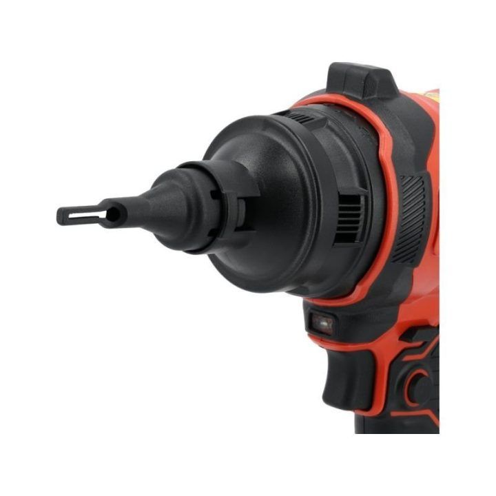 Pūstuvas-siurblys 18 V Yato YT-829385, juodas ir raudonas
