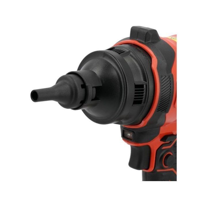 Pūstuvas-siurblys 18 V Yato YT-829385, juodas ir raudonas