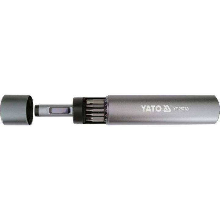 Akumuliatorinis precizinis atsuktuvų rinkinys YATO YT-25769, 61 vnt