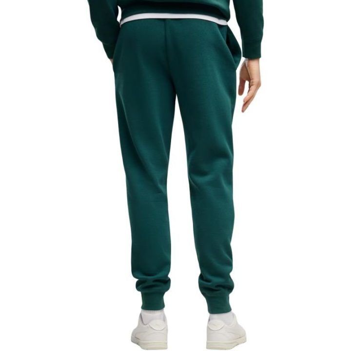 Vyriškos medvilninės sportinės kelnės Puma ESS no.1 Logo, žalios