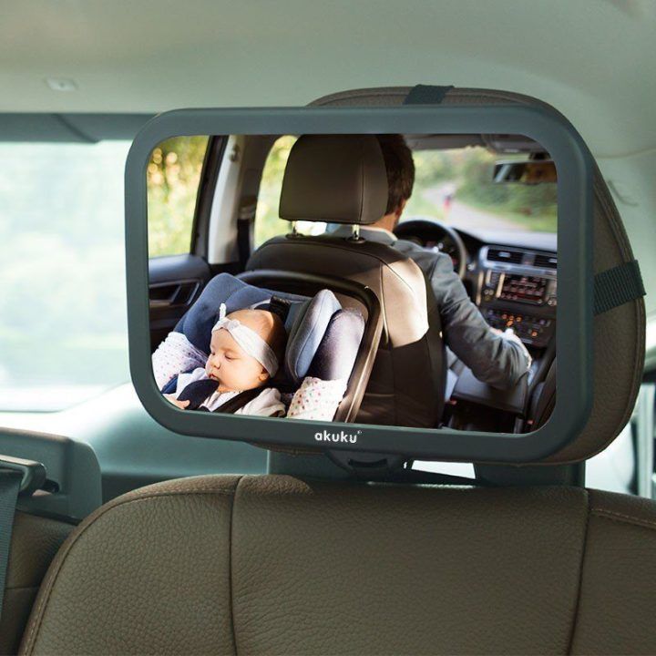 Automobilinis veidrodėlis su 360° reguliavimu Akuku, juodas
