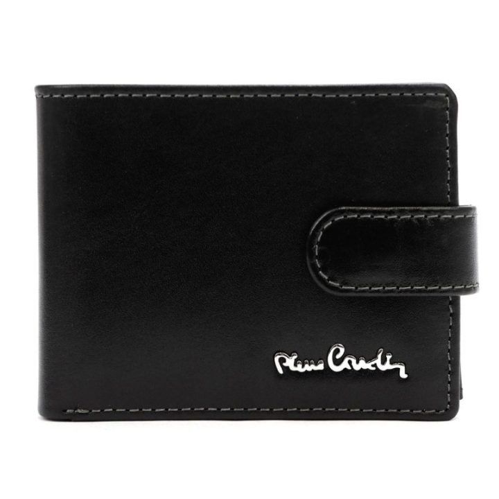 Pierre Cardin piniginė, 11,5 × 8,5 × 2,8 cm – juoda