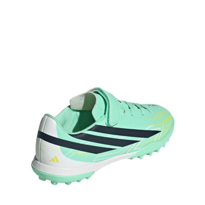 Vaikiški futbolo bateliai adidas F50 Hyperfast Club TF, žali